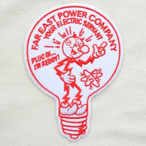 画像1: ワッペン F.E.P.C POWER バルブ