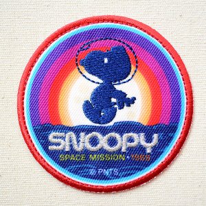 画像1: シールワッペン スヌーピー SPACE mission Misson to Mars (S02Y2438)