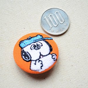 画像2: 刺繍ブローチ スヌーピー(オラフ) PEANUTS/ピーナッツ