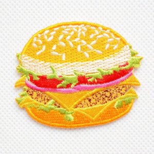 画像1: ワッペン チーズバーガー