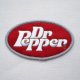 ロゴワッペン Dr Pepper ドクターペッパー(レッド/オーバル)