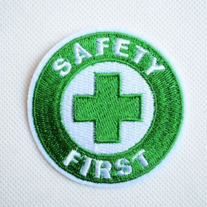 画像1: ワッペン SAFETY FIRST 安全第一