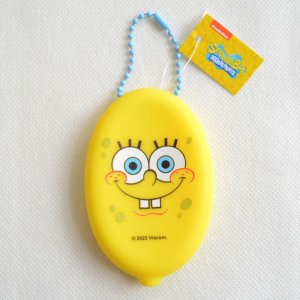 画像1: コインケース スポンジ ボブ Sponge Bob ラバー イエロー