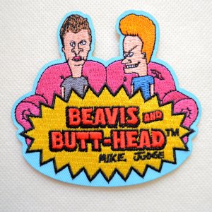 画像1: ワッペン ビーバス アンド バットヘッド Beavis and Butt-Head MTV. アイロン