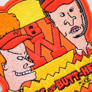 画像2: ワッペン ビーバス アンド バットヘッド Beavis and Butt-Head MTV. アイロン