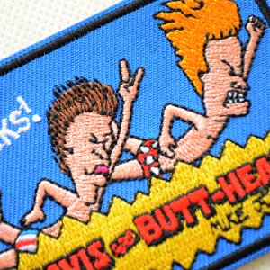 画像2: ワッペン ビーバス アンド バットヘッド Beavis and Butt-Head MTV. アイロン