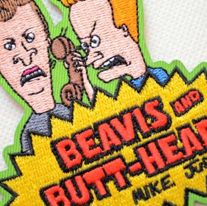 画像2: ワッペン ビーバス アンド バットヘッド Beavis and Butt-Head MTV. アイロン