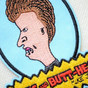 画像2: ワッペン ビーバス アンド バットヘッド Beavis and Butt-Head MTV. アイロン