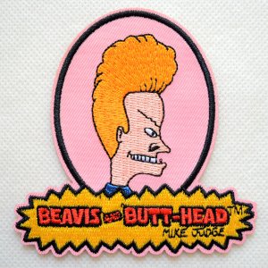 画像1: ワッペン ビーバス アンド バットヘッド Beavis and Butt-Head MTV. アイロン