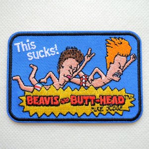 画像1: ワッペン ビーバス アンド バットヘッド Beavis and Butt-Head MTV. アイロン