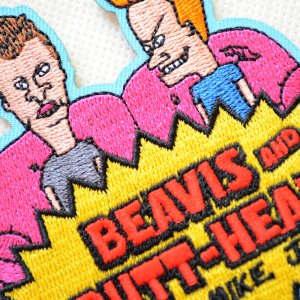 画像2: ワッペン ビーバス アンド バットヘッド Beavis and Butt-Head MTV. アイロン