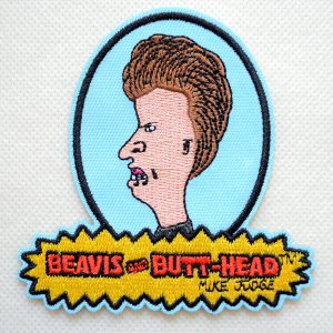 画像1: ワッペン ビーバス アンド バットヘッド Beavis and Butt-Head MTV. アイロン