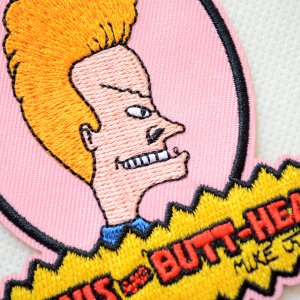 画像2: ワッペン ビーバス アンド バットヘッド Beavis and Butt-Head MTV. アイロン