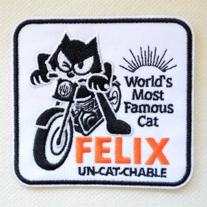 画像1: ワッペン フィリックスザキャット ウインク UCC  Felix The Cat Wink