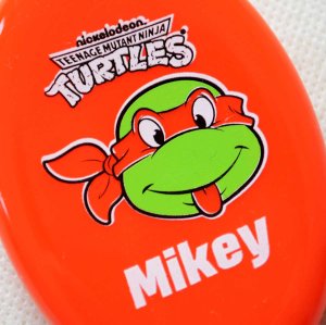 画像2: コインケース キーホルダー タートルズ TURTLES オレンジ ラバー かわいい