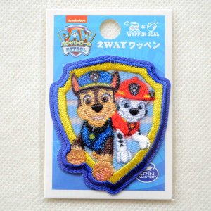 画像3: ワッペン パウパトロール チェイス & マーシャル エンブレム