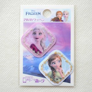 画像3: ワッペン ディズニー アナと雪の女王 2 アナ エルサ ひし形セット 