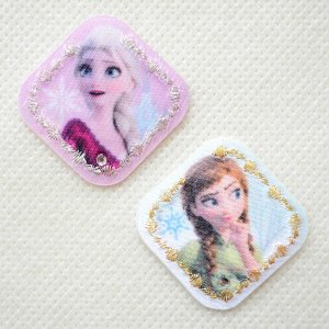 画像1: ワッペン ディズニー アナと雪の女王 2 アナ エルサ ひし形セット 