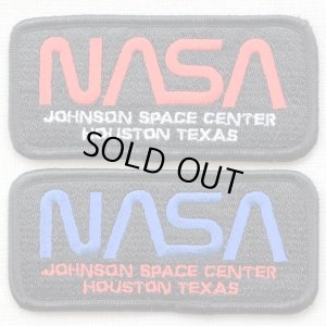 画像4: ロゴワッペン NASA ナサ(ブラック&レッド/レクタングル)