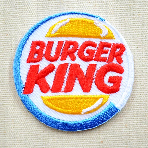 ワッペン Burger King バーガーキング S ワッペン アップリケ ステッカー バッジ通販 ワッペンストア本店