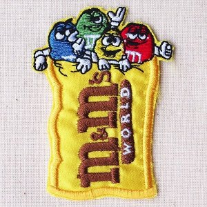 画像1: ワッペン M&M's エムアンドエムズ チョコレート(パック) (1)