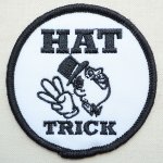 画像: ワッペン Hat Trick ハットトリック(ラウンド)