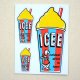 画像: ステッカー/シール ICEE CUP(イエロー)