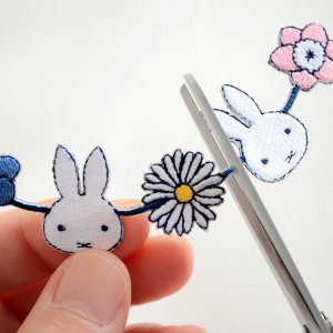 画像3: ラインワッペン ミッフィー フローラル  ライン Miffy Floral (3)