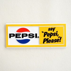 画像1: マグネット おもちゃ 磁石 ペプシ PEPSI SAY PEPSI PLEASE アメリカ (1)