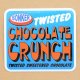 画像: アドバタイジングステッカー(L) Chocolate Crunch ライトブルー シール アメリカン 防水仕様