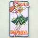 画像: ワッペン フラ ハイガール Hula Hi Girl