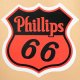 画像: ガレージステッカー/シール フィリップス66 Phillips66