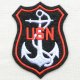 画像: ミリタリーワッペン USN アメリカ海軍(アンカー/エンブレム)