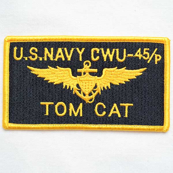 ミリタリーワッペン U.S.NAVY CWU-45/P TOM CAT トムキャット アメリカ海軍