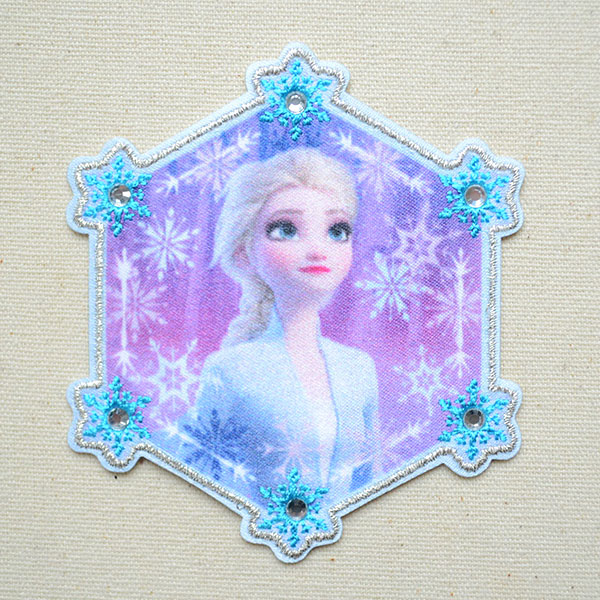 アナと雪の女王 キャラクター ワッペン アイロンパッチシール