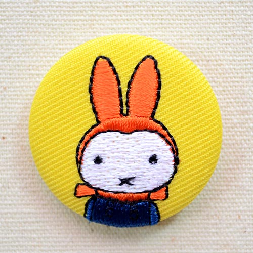 刺繍ブローチ ミッフィー(ゆきのひ) Dick Bruna/ディック ブルーナ