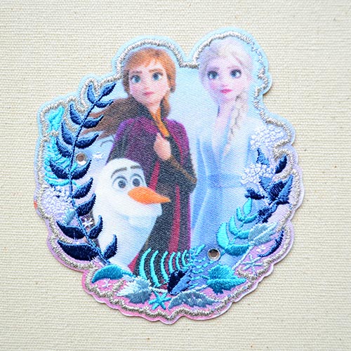 アナと雪の女王刺繍カード-