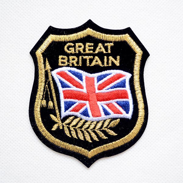 エンブレムワッペン イギリス国旗 GREAT BRITAIN シールド