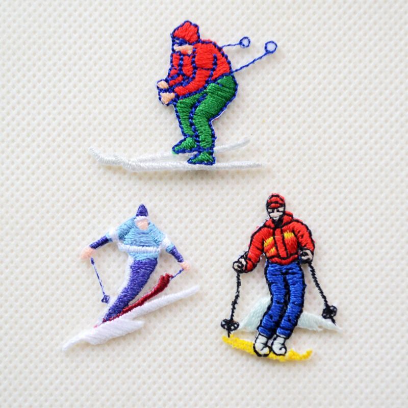 ワッペン スキー 3枚組