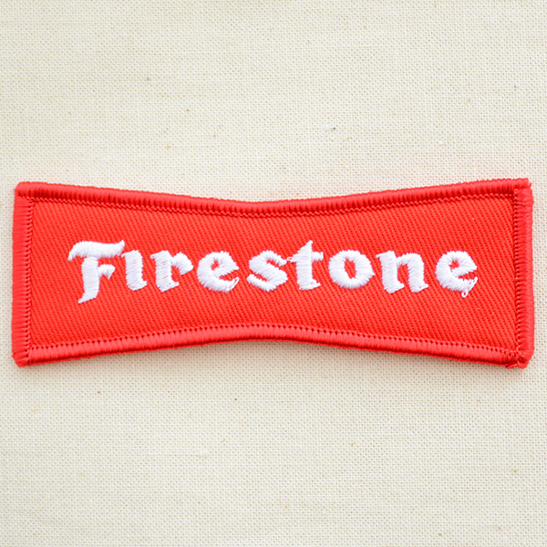 ロゴワッペン ファイアストン Firestone(レッド) | ワッペン・アップリケ・ステッカー・バッジ通販 ワッペンストア本店
