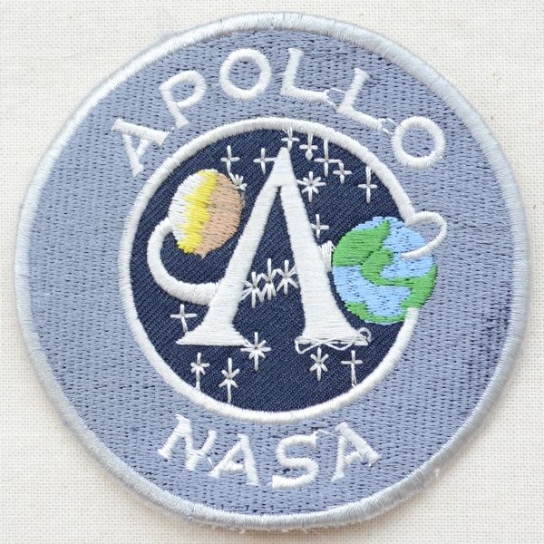 ロゴワッペン アポロナサ APOLLO NASA(Mサイズ) | ワッペン