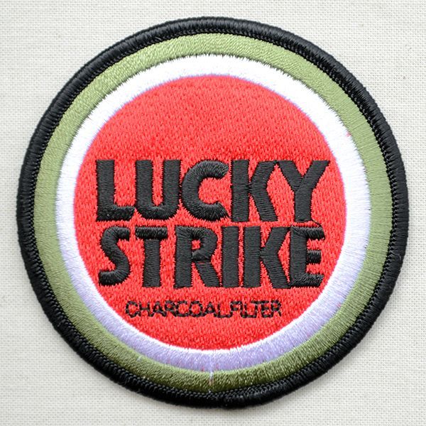 ロゴワッペン ラッキーストライク Lucky Strike たばこ | ワッペン