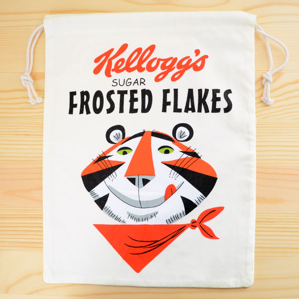 アメリカンロゴ巾着袋(L) ケロッグ Kellogg's(トニーザタイガー)