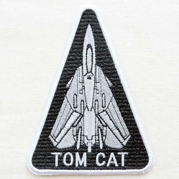 ミリタリーワッペン Tom Cat トムキャット アメリカ海軍(戦闘機/トライアングル)