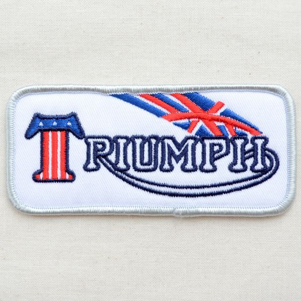 ロゴワッペン トライアンフ Triumph(ユニオンジャック)